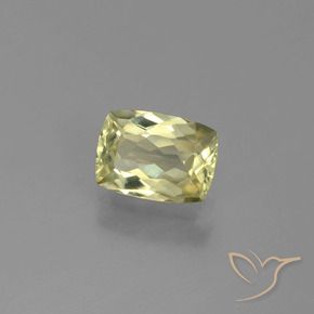 Diaspore Couleur Changeant Jaune très clair naturelle Coussin, 1.06 ct, VVS-VS
