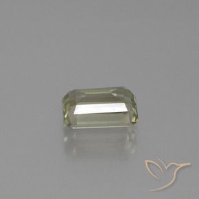Diaspore Couleur Changeant Jaune très clair naturelle Octogone / coupe Émeraude, 1.04 ct, VVS-VS