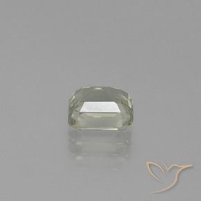 Diaspore Couleur Changeant Vert jaune léger naturelle Octogone / coupe Émeraude, 1.19 ct, VVS-VS