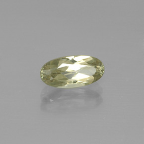 Diaspore Couleur Changeant Jaune très clair naturelle Coupe ovale, 1.36 ct, VVS-VS