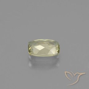 Diaspore Couleur Changeant Jaune moyen naturelle Coussin, 1.14 ct, VVS-VS