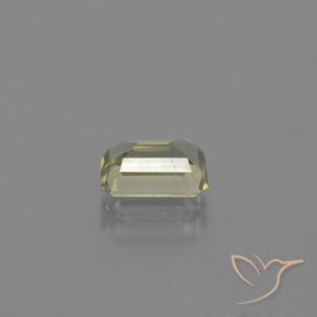 Diaspore Couleur Changeant Jaune brunâtre naturelle Octogone / coupe Émeraude, 1.05 ct, VS