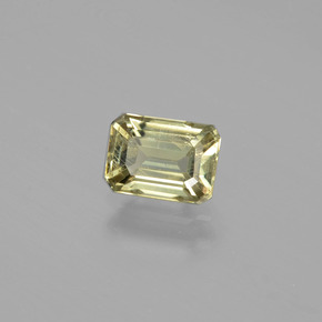Diaspore à changement de couleur multicolore naturelle taille émeraude, 1,03 ct, VS