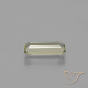 Diaspore Couleur Changeant Vert jaunâtre naturelle Octogone / coupe Émeraude, 1.17 ct, VS