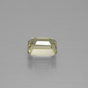 Diaspore Couleur Changeant Jaune doré clair naturelle Taille émeraude, 1.11 ct, VVS-VS