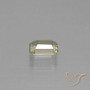 Diaspore Couleur Changeant Jaune clair naturelle Octogone / coupe Émeraude, 0.90 ct, VVS-VS