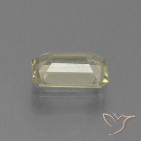 Diaspore Couleur Changeant Jaune clair naturelle Octogone / coupe Émeraude, 0.90 ct, VVS-VS