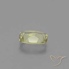 Diaspore Couleur Changeant Jaune moyen naturelle Coussin, 0.93 ct, VVS-VS