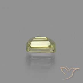 Diaspore Couleur Changeant Jaune doré clair naturelle Octogone / coupe Émeraude, 1.01 ct, VVS-VS