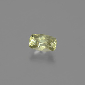 Diaspore à changement de couleur jaune naturelle coupe coussin, 1,13 ct, VVS