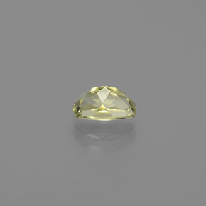 Diaspore à changement de couleur jaune naturelle coupe coussin, 1,13 ct, VVS