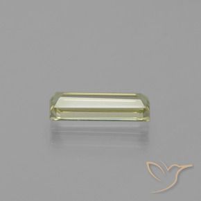 Diaspore Couleur Changeant Jaune très clair naturelle Baquette, 1.18 ct, VVS