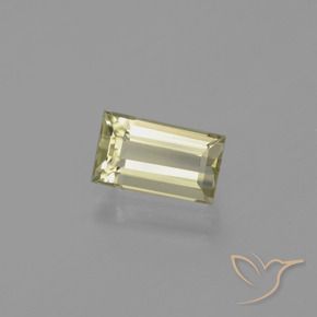 Diaspore Couleur Changeant Jaune brunâtre naturelle Baquette, 1.38 ct, VVS