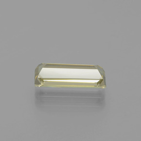 Diaspore à changement de couleur jaune naturelle baguette, 1,78 ct, VVS