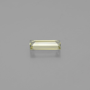 Diaspore à changement de couleur jaune naturelle baguette, 1,32 ct, VVS