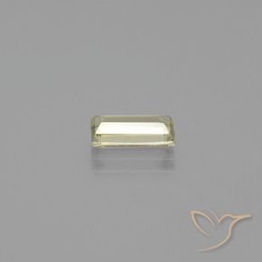 Diaspore Couleur Changeant Jaune clair naturelle Baquette, 1.42 ct, VS