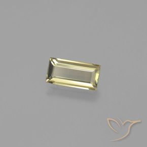 Diaspore Couleur Changeant Jaune brunâtre naturelle Baquette, 1.33 ct, VS