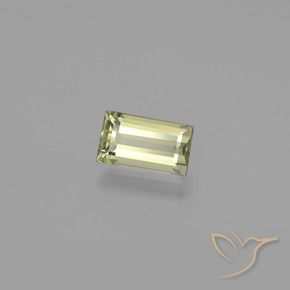 Diaspore Couleur Changeant Jaune moyen naturelle Baquette, 1.49 ct, VVS