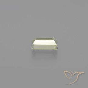 Diaspore à changement de couleur jaune naturelle baguette, 1,41 ct, VVS