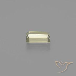 Diaspore Couleur Changeant Jaune clair naturelle Baquette, 1.39 ct, VVS