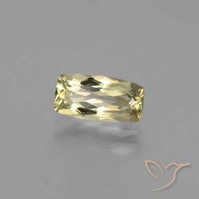 Diaspore Couleur Changeant Jaune clair naturelle Coussin, 1.45 ct, VS-SI