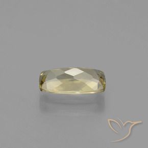 Diaspore Couleur Changeant Jaune clair naturelle Coussin, 1.45 ct, VS-SI