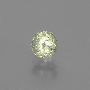 Diaspore à changement de couleur  naturelle coupe roude, 1,01 ct, VVS-VS