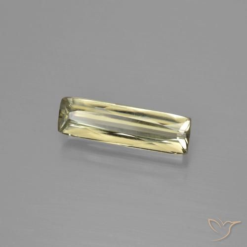 Diaspore Couleur Changeant Jaune pâle naturelle Coussin, 3.05 ct, VVS-VS
