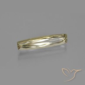 Diaspore Couleur Changeant Jaune pâle naturelle Coussin, 3.88 ct, VS