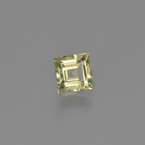 Diaspore Couleur Changeant Jaune très clair naturelle Carré, 1.32 ct, VVS-VS