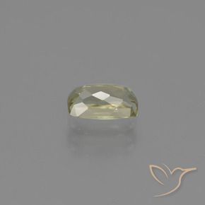 Diaspore Couleur Changeant Jaune clair naturelle Coussin, 1.16 ct, VVS-VS