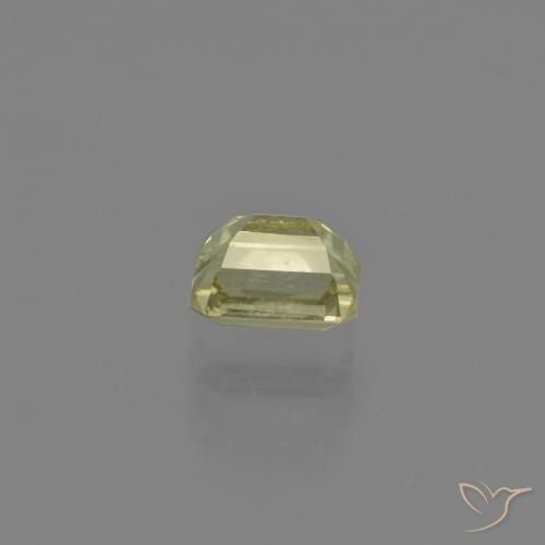 Diaspore Couleur Changeant Jaune moyen naturelle Octogone / coupe Émeraude, 1.04 ct, VS