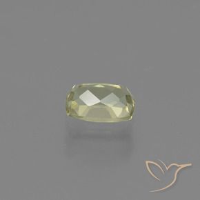 Diaspore Couleur Changeant Jaune très clair naturelle Coussin, 1.04 ct, VVS-VS