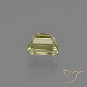 Diaspore Couleur Changeant Jaune clair naturelle Octogone / coupe Émeraude, 1.13 ct, VVS-VS