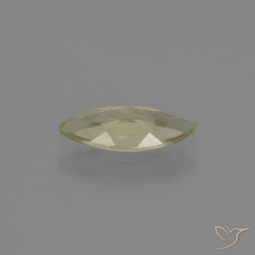Diaspore Couleur Changeant Jaune clair naturelle Marquise, 1.02 ct, VS
