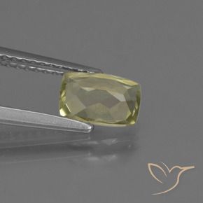 Diaspore Couleur Changeant Jaune brunâtre naturelle Coussin, 1.04 ct, VS