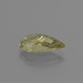 Diaspore à changement de couleur de couleur changeante naturelle en forme de poire, 2,40 ct, SI