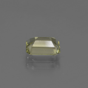 Diaspore à changement de couleur jaune naturelle taille émeraude, 0,97 ct, VVS-VS