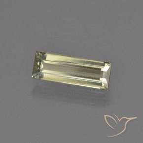 Diaspore Couleur Changeant Jaune brunâtre naturelle Baquette, 1.75 ct, VVS-VS