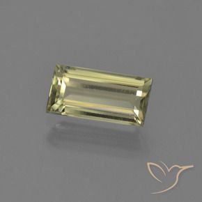 Diaspore Couleur Changeant Jaune brunâtre naturelle Baquette, 1.33 ct, VVS