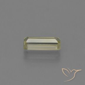 Diaspore Couleur Changeant Jaune moyen naturelle Baquette, 1.18 ct, VS