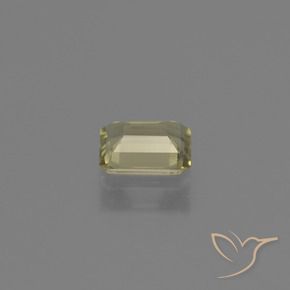 Diaspore Couleur Changeant Jaune clair naturelle Octogone / coupe Émeraude, 0.65 ct, VS