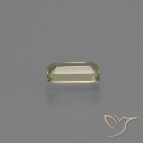 Diaspore Couleur Changeant Jaune pâle naturelle Octogone / coupe Émeraude, 0.68 ct, VVS-VS