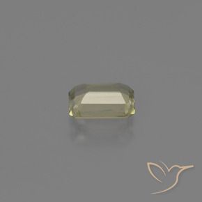 Diaspore Couleur Changeant Jaune très clair naturelle Octogone / coupe Émeraude, 0.67 ct, VVS-VS