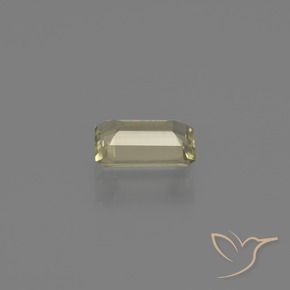 Diaspore Couleur Changeant Jaune clair naturelle Octogone / coupe Émeraude, 0.62 ct, VVS-VS