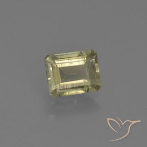 Diaspore Couleur Changeant Jaune brunâtre naturelle Octogone / coupe Émeraude, 0.71 ct, VS-SI