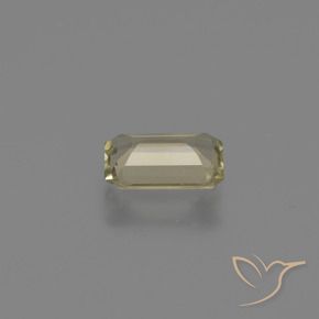 Diaspore Couleur Changeant Jaune clair naturelle Octogone / coupe Émeraude, 0.71 ct, VS