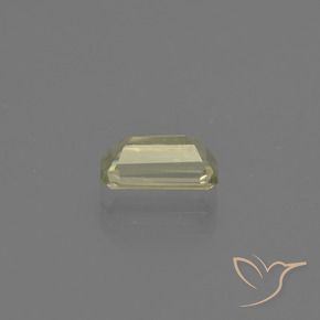 Diaspore Couleur Changeant Vert jaunâtre naturelle Octogone / coupe Émeraude, 0.72 ct, VS
