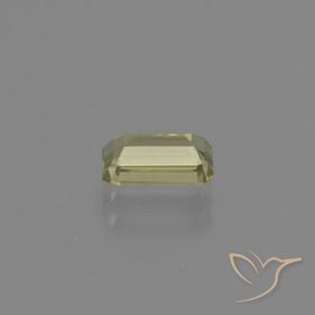 Diaspore Couleur Changeant Vert jaunâtre naturelle Octogone / coupe Émeraude, 0.70 ct, VS