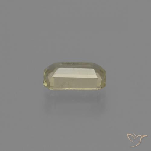 Diaspore Couleur Changeant Jaune clair naturelle Octogone / coupe Émeraude, 0.80 ct, VS